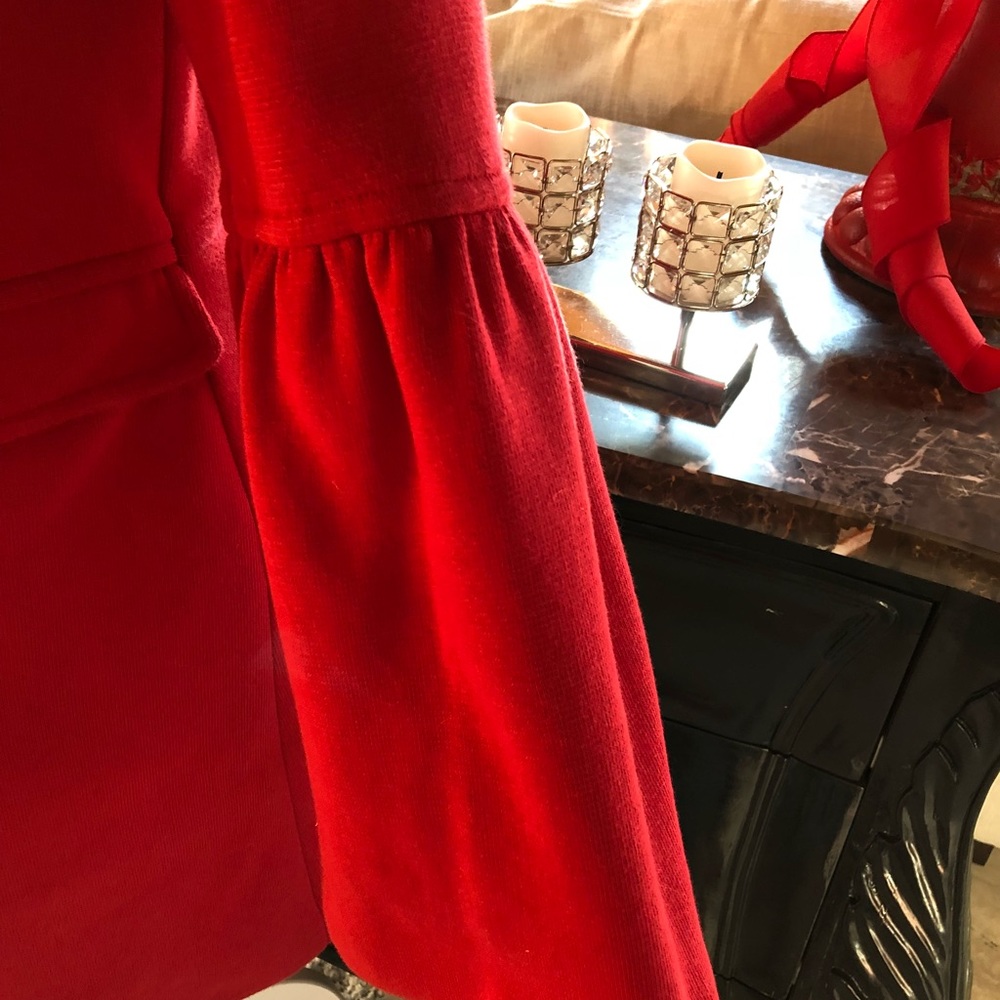 Bright Red Coat - Picture 3 of 4